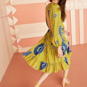 Ulla Johnson Emelyn Dress in Lime